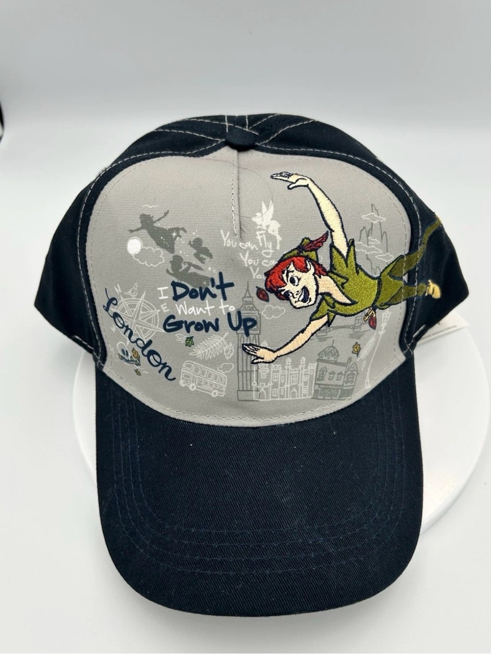 Disney Parks Peter Pan Don't Grow Up Believe You Can Fly Adult Baseball
Cap NWT